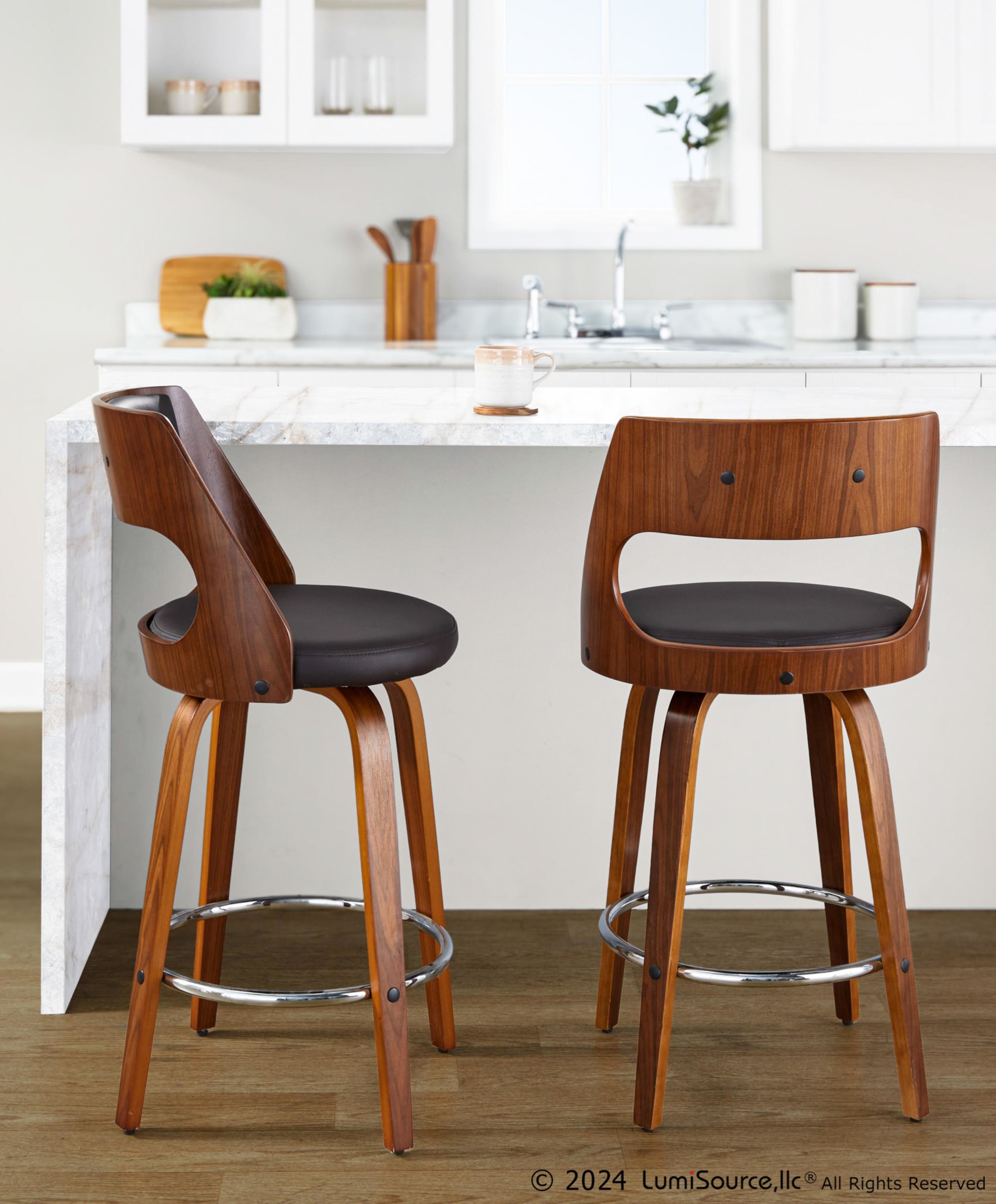 Cecina 26'' Fixed-height Counter Stool - Set Of 2